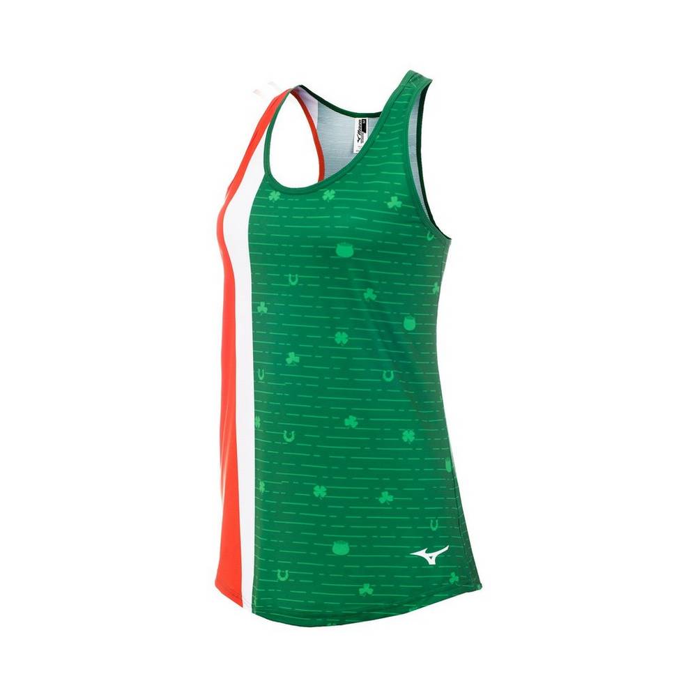 Canotta Mizuno Printable Donna - Verdi - 95762-FCES